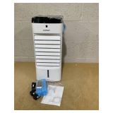 COSTWAY 3-in-1 Evaporative Air Cooler, Quiet Personal Swamp Cooler with Remote Control, 70° Oscillation, 12H Timer, 3 Speeds, 2 Ice Boxes, Portable Air Cooler Fan for Room Bedroom Home Office