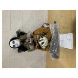 Boyel Living Spooky Jump-Scare Halloween Animatronic Haunted Woman with Red Eyes and Sound Activation