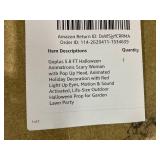 Boyel Living Spooky Jump-Scare Halloween Animatronic Haunted Woman with Red Eyes and Sound Activation