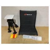 Costway Swivel Hunting Chair with Four 360°Adjustable Legs Folding Silent Swivel Blind Chair