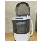 Costway Mini Washing Machine Portable Laundry Washer Semi-Automatic Washer w/Spin Basket
