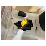 OLAKIDS Vespa Scooter Kids Motorcycle by OLAKIDS, 6V Ride on Electric Motorcycle with Training Wheels, Headlight, Battery Powered 3 Wheels Toy Gift with LED Headlight Horn for Boys Girls (White) (Miss