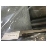 Costway Set of 2 Gray Steel Frame Stationary Dining Chair