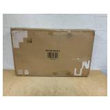 Costway Set of 2 Gray Steel Frame Stationary Dining Chair