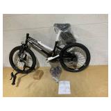 Costway 18 Inch Kids Bike with Basket and Training Wheels for Children Aged 3-8 Years Old