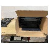 GOFLAME 2-Door Storage Cabinet, 68 Plastic Tool Organizer with 3 Adjustable Shelves, Detachable Legs & Locking Holes, Multipurpose Shelving Cabinet for Garage, Office, Warehouse