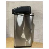 iTouchless - 13 Gallon Touchless Sensor Trash Can with Pet-Proof Lid and AbsorbX Odor Control, Stainless Steel Automatic Kitchen Bin - Silver Product Height 27.9 inches Width 10.8 inches Depth 12.8 in