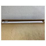 taplzmg 1" Cordless Mini Blinds 43" W x 64" H, White Vinyl Blinds, Horizontal Light Filtering Blinds, Window Blinds for Indoor Windows, Office, Kitchen, Bathroom and Living Room.