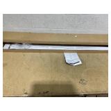 taplzmg 1" Cordless Mini Blinds 43" W x 64" H, White Vinyl Blinds, Horizontal Light Filtering Blinds, Window Blinds for Indoor Windows, Office, Kitchen, Bathroom and Living Room.