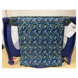 BABY JOY Portable Playard with Bassinet, Double Layer Foldable Baby Playpen with Breathable Mattress, Lightweight Easy Set up Baby Crib with Carry Bag, Foldable Travel Crib from Newborn to Toddlers