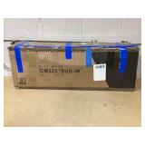 Costway CM22870US 7.5Ft Pre-Lit Premium Snow Flocked Hinged Artificial Christmas Tree w/550 Lights