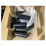 Costway Upholstered Teddy Velvet Club Barrel Chair with Ottoman with Footrest 26.5 x 25 x 26.5 inch (L x W x H)