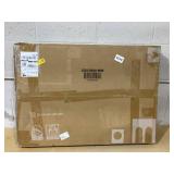 Costway Wall Mounted Desk With 3 Tier Tilt Storage Partition And Adjustable Shelves White