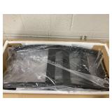 ERGOMASTER Wooden Dining Chairs Set of 4, Farmhouse Kitchen Chairs with Back for Restaurant Dining Room, Black 16"D x 16"W x 33.5"H