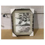 LOT OF 2 Hearth & Hand with Magnolia 16"x20" Washed Landscape Framed Wall Art - Hearth & Hand with Magnolia