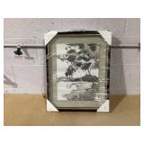 LOT OF 2 Hearth & Hand with Magnolia 16"x20" Washed Landscape Framed Wall Art - Hearth & Hand with Magnolia