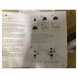 Costway 7Ft Pre-Lit Artificial Christmas Tree Hinged 500 LED Lights