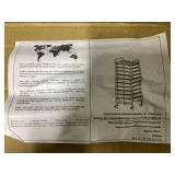 Costway 10 Drawer Rolling Storage Cart Scrapbook Paper Office School Organizer Black