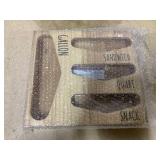 LOT OF 2 Plastic Bag Organizer