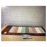 PHYMAT Far Infrared Heating Pad for Back - Infrared Mat Full Body - Amethyst Mat - Bio Crystal Mat - 5 Color Natural Gemstones Heating Pad with Overheat Protection and Auto Off Function(67"x27")