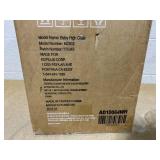 BABY JOY Convertible Baby High Chair, 3 in 1 Wooden Highchair/Booster/Chair with Removable Tray, Adjustable Legs, 5-Point Harness, PU Cushion and Footrest for Baby, Infants, Toddlers (Beige) ( Maybe M