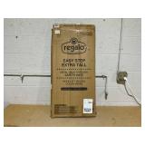 Regalo 36 in. White Metal Easy Step Extra Tall Walk-Through Gate Expands to fit openings between 29 in. to 36.5 in.