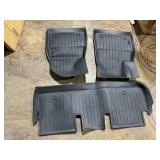 Pedigree Floor Mats Compatible with Tesla Model 3, Custom Fit Floor Liners for 2025 2024 Tesla Model 3, 1st & 2nd Row All Weather Protection