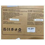 Babelio 27-45" No Bottom Bar Baby/Dog Gate with Easy Installation, 2-in-1 Auto Close Design, Suitable for The House, Stairs, and Doorways, Safety Pet Gates with Large Walk-Thru Door, White