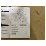 Garage Gear 48 Inch Tow-Behind Lawn Sweeper with 26/27 Cu.FT Hopper Bag  (Maybe Missing Hardware. Missing Parts or Pieces)