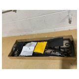 5 PCS Fireplace Tools Set, Practical Fireplace Accessories with Tong, Poker, Shovel, Brush, Sturdy Base, Vintage, Iron, Fireplace Poker Set, Fire Place Set Tools Indoor, Outdoor