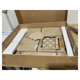 Tangkula Teak Wood Outdoor Dining Chair, Patio Wooden Rustic Accent Armchair w/Webbing Seat & Backrest, for Living Room, Balcony, Porch, Backyard, Lawn, Poolside, Garden, Deck (Natural,1)