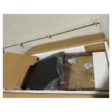 Set of 2 Folding Chairs with Padded Seat and Rubber Wood Frame