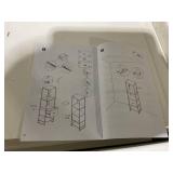 Bookshelves and Organizer Open Display Storage Shelves with Storage Drawer, 5-Tier Narrow Bookcase Home Decor Furniture for Living Room, White