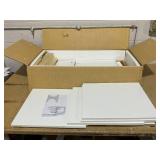 Bookshelves and Organizer Open Display Storage Shelves with Storage Drawer, 5-Tier Narrow Bookcase Home Decor Furniture for Living Room, White