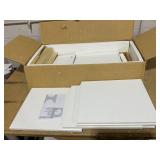 Bookshelves and Organizer Open Display Storage Shelves with Storage Drawer, 5-Tier Narrow Bookcase Home Decor Furniture for Living Room, White