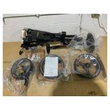 Foldable 3 Wheel Golf Pull Push Cart Trolley (Maybe Missing Hardware.)