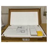 Costway Kids Study Desk Children Writing Table with Hutch Drawer Shelves and Keyboard Tray 35.5