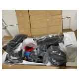 INFANS 2 Seater Kids Ride on Car, 12V 4WD Licensed Lamborghini Veneno Powered Electric Vehicle with Hydraulic Doors, Rocking Mode, Adjustable Speeds, Remote Control, MP3, Headlight