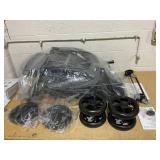 Costway Double Stroller Foldable Baby Twin Lightweight Travel Stroller Infant Pushchair Grey