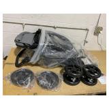 Costway Double Stroller Foldable Baby Twin Lightweight Travel Stroller Infant Pushchair Grey