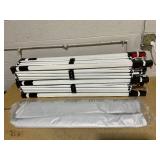 Costway NP12122WH 10 x 20 ft. Pop Up Canopy Tent Foldable Portable Outdoor Gazebo with Carry Bag - White