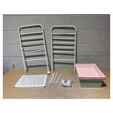 RELAX4LIFE 6-Drawer Rolling Storage Cart - Classroom Organization on Wheels w/Removable Plastic Drawers, Mobile Art Craft Cart for School Paper Home Office, Utility Cart with Drawers (Macaron) (Maybe 