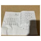 Costway 6-Panel Folding Room Divider 6FT Rolling Privacy Screen with Lockable Wheels 132" x 12" x 68" (L x W x H)