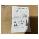 Costway 7 FT Pre-Lit Fiber Optic Christmas Tree Xmas Decor (Missing Adaptor)