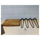 Costway 1 PC Accent Side Reclaimed Teak Wood Plant Stand Rectangular End Table 20