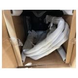 Costway 30" Height Set of 4 High Back Metal Industrial Bar Stools - 17" x 17" x 46" (L x W x H)