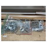 Costway Tall Kitchen Pantry Cabinet with Dual Tempered Glass Doors and Shelves