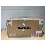 Costway 4 Pieces Outdoor PE Rattan Cushioned Barstool Set with Armrests 23" x 21" x 46" (L x W x H)