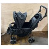 Costway Foldable Lightweight Front Back Seats Double Baby Stroller