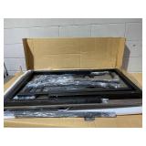 Giantex 4-Piece Dining Table & Bench & 2 Chair Set Space-Saving Kitchen Set,Grey